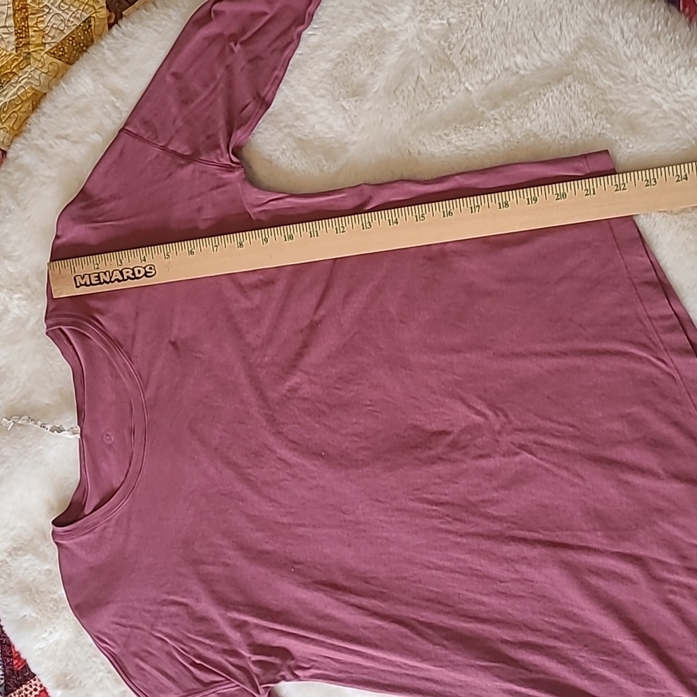 Lululemon Maeve To The Point Long Sleeve Assymetical Hem Side Tie Top - Picture 6 of 8